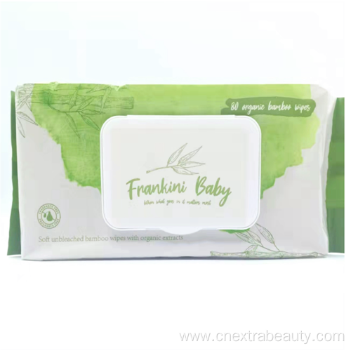 Baby Bamboo Fiber Biodegradable Cleaning Tissues